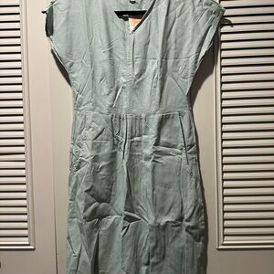 Elegant Green Midi Dress